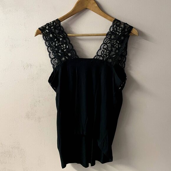 Blue/Grey Y2K Style Lacey V-Neck Top NWT Size S - Picture 10 of 11